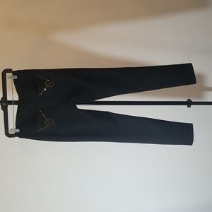 bebe faux 5 packet PDR Pants bling rhinestone gold sexy cute stretchy bottoms